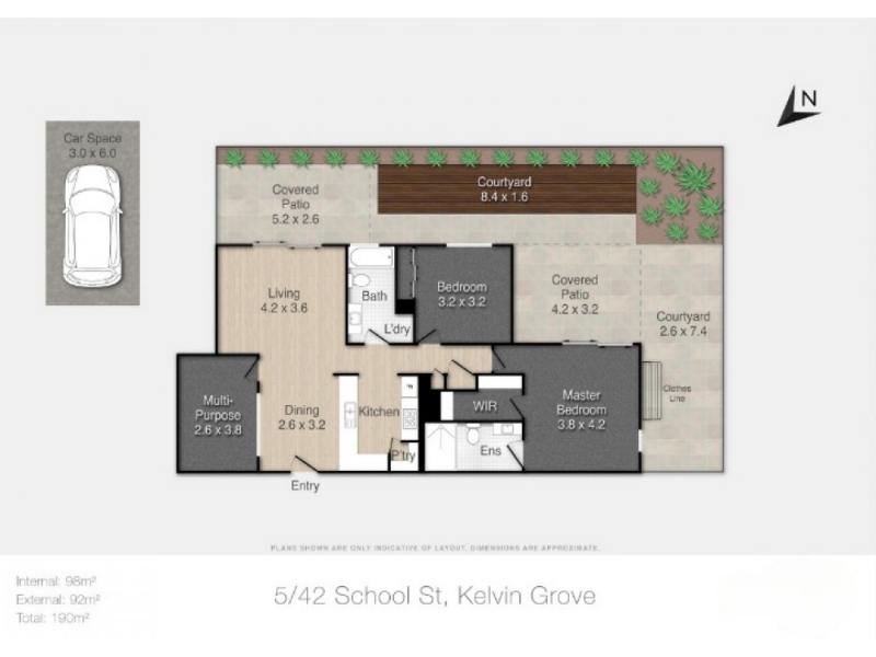 5/42 School Street, KELVIN GROVE Apartment for rent Listed by Jayvee Aberin of Coronis