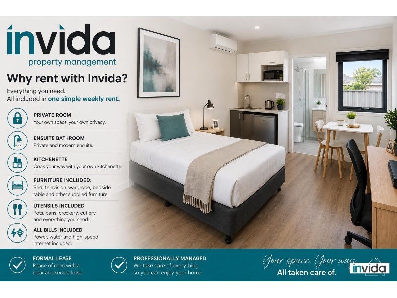 Private, Fully Furnished Room With Ensuite In A Brand-New Shared House - Utilities & Internet Included! Multiple Rooms Available! image 7