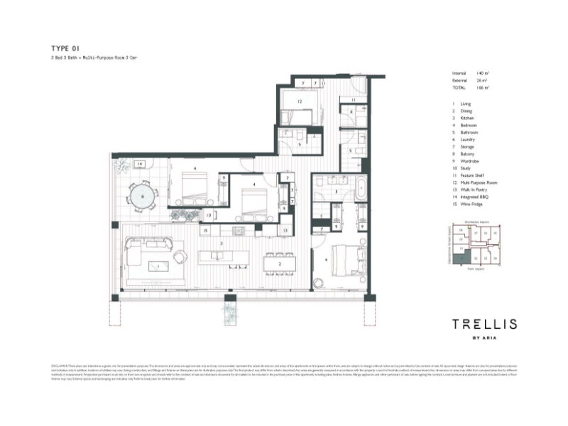 901/20 Edmondstone Street, South Brisbane Apartment for rent Listed by Aria Living Trellis By