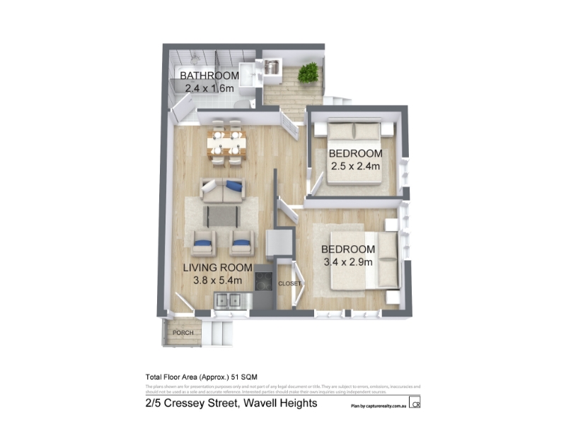 2/5 Cressey Street, WAVELL HEIGHTS Apartment for rent Listed by