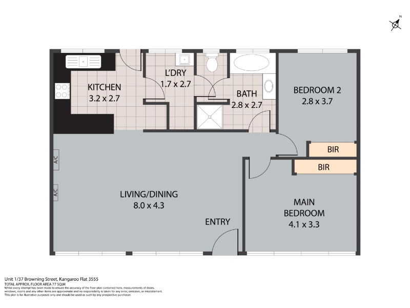 1/37 Browning Street, KANGAROO FLAT Apartment for rent Listed by
