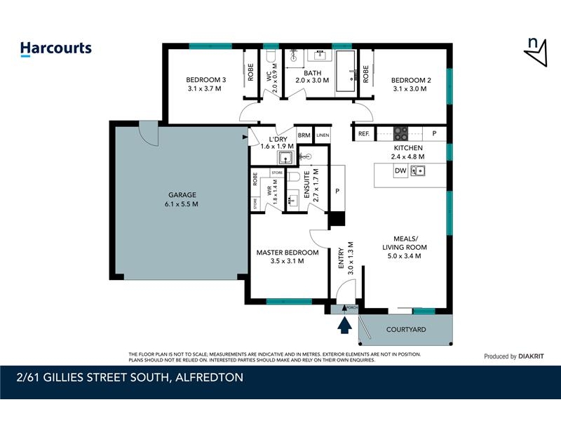 2/61 Gillies Street South, ALFREDTON House for rent Listed by Paris