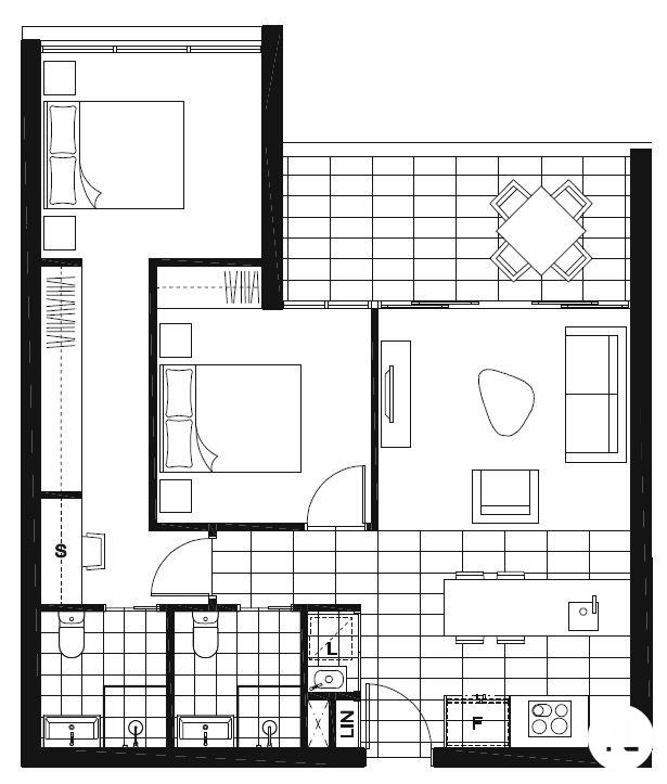 LOVELY APARTMENT ON LEVEL 10 AT SOUTH CITY SQUARE - Living by Pellicano