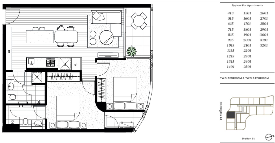 Rental properties & online application form