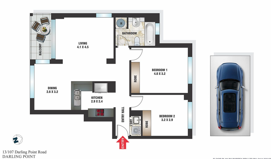 13/107 Darling Point Road, Darling Point Leased by Bradfield Badgerfox - image 1