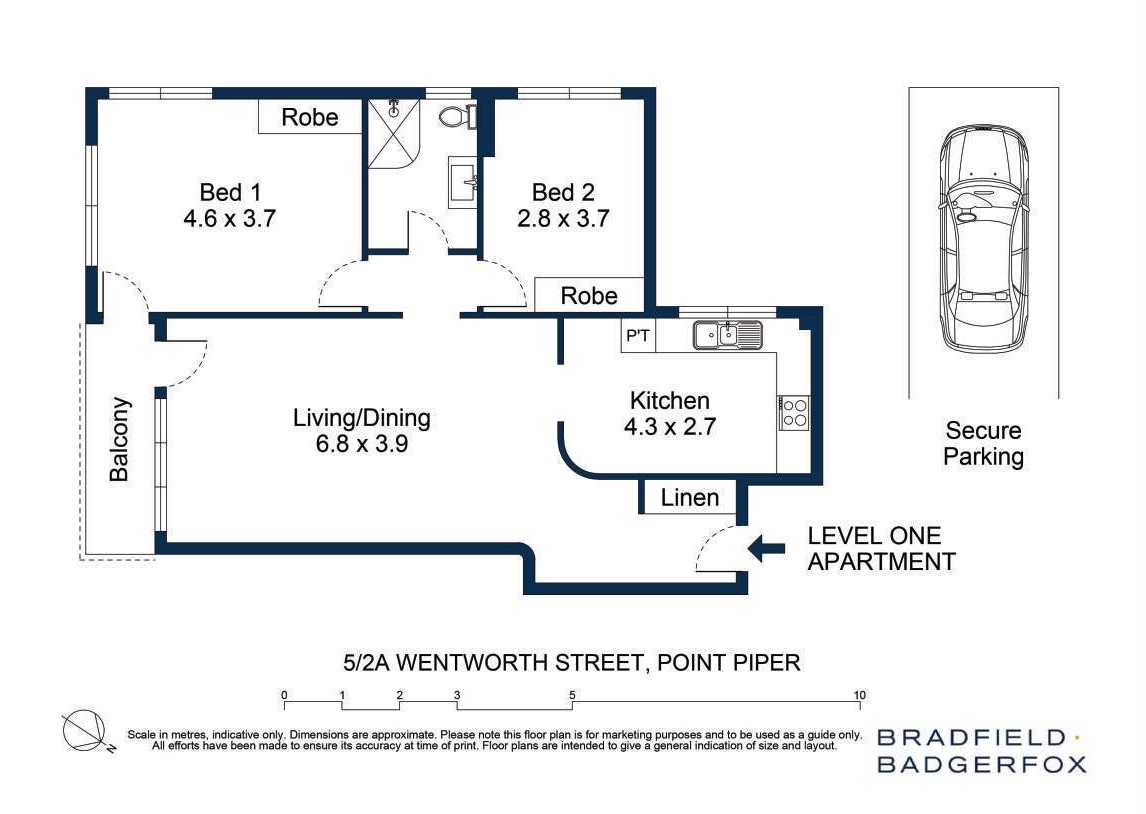 5/2A Wentworth Street, Point Piper Leased by Bradfield Badgerfox - image 1