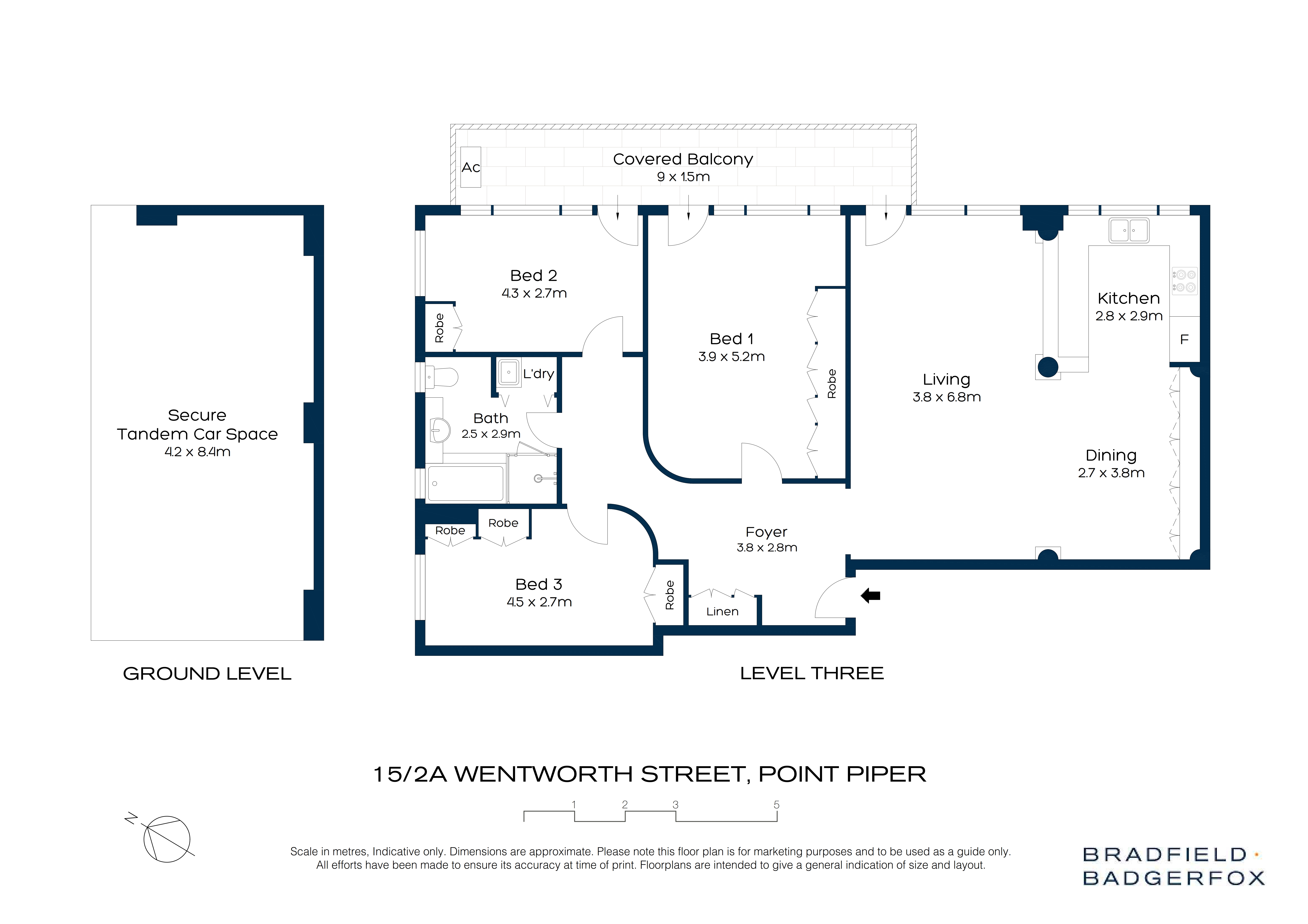15/2A Wentworth Street, Point Piper Leased by Bradfield Badgerfox - image 1