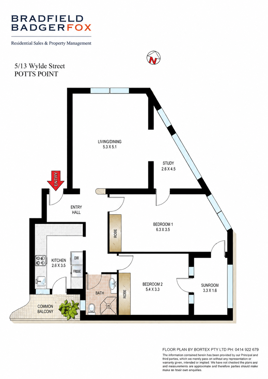 5/13 Wylde Street, Potts Point Leased by Bradfield Badgerfox - image 1