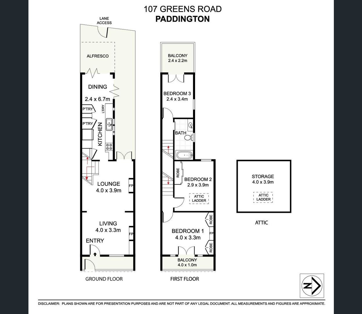 107 Greens Road, Paddington Leased by Bradfield Badgerfox - image 1