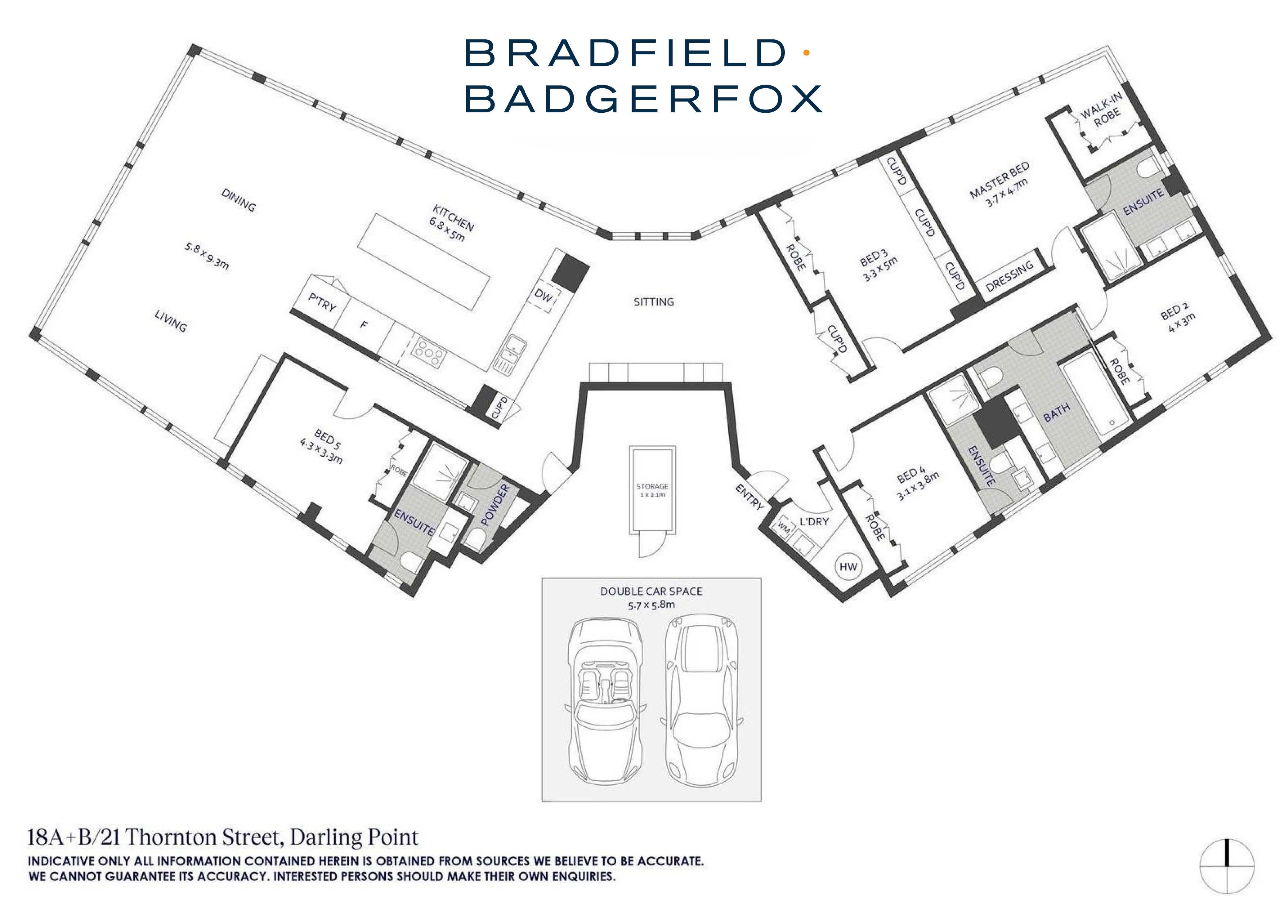 18A & B/21 Thornton Street, Darling Point For Lease by Bradfield Badgerfox - image 1